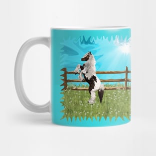 The Vanner Horse On a Heavenly Field of Daisies Mug